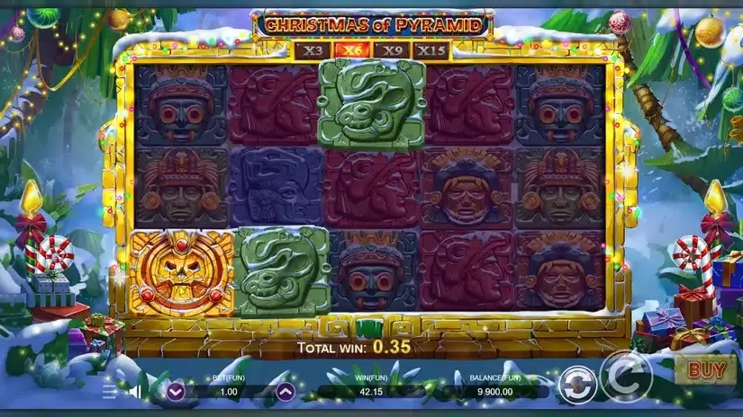 Christmas Of Pyramid slot screenshot 4