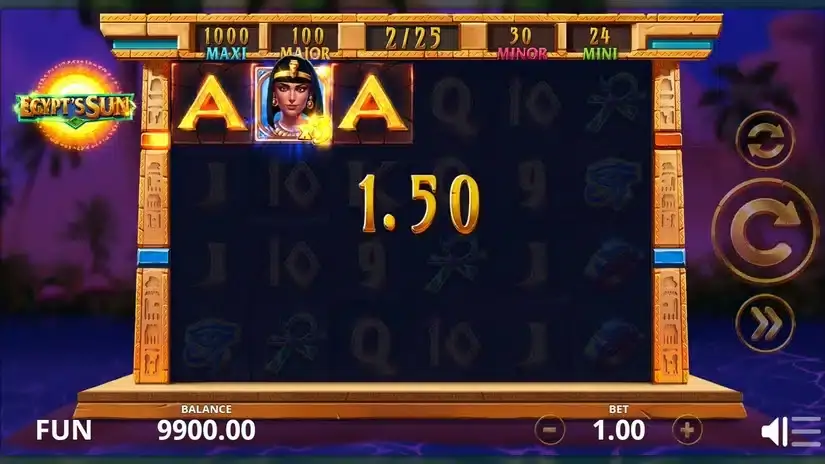 Egypt’s Sun slot screenshot 3