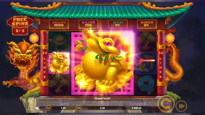 Golden Dragon slot screenshot 