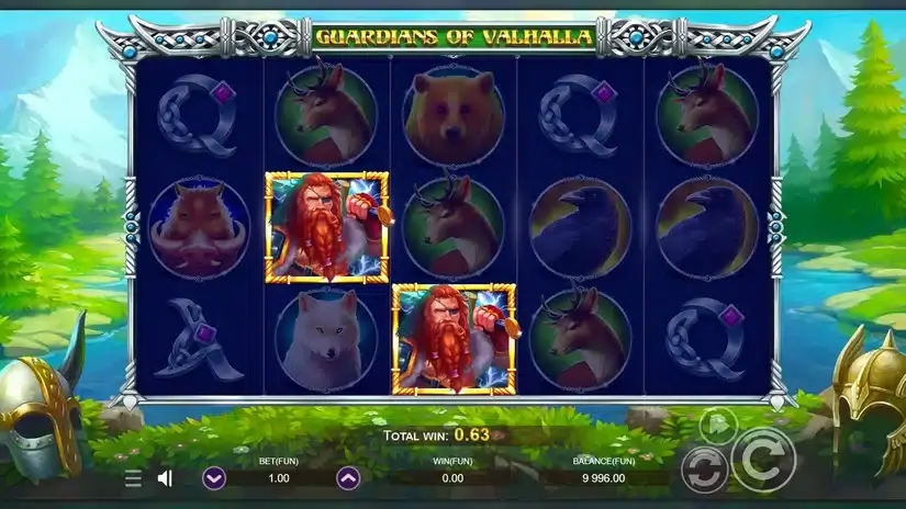 Guardians Of Valhalla slot screenshot 2