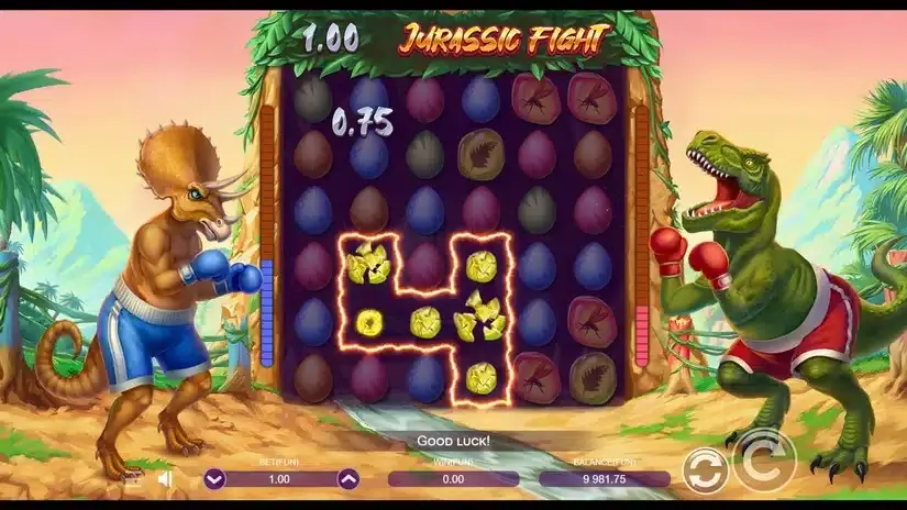 Jurassic Fight slot screenshot 3