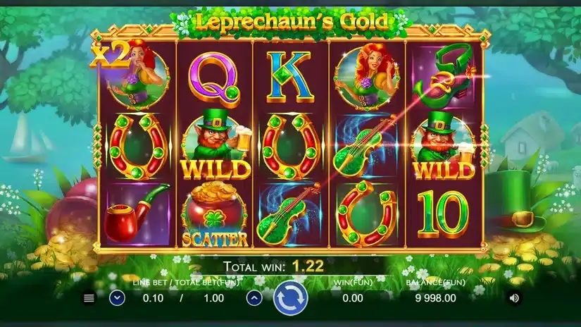 Leprechaun’s Gold slot screenshot 2