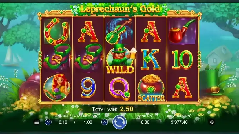 Leprechaun’s Gold slot screenshot 