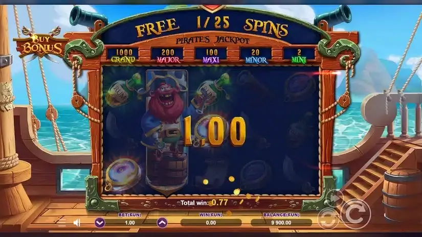 Pirate Spirit slot screenshot 3