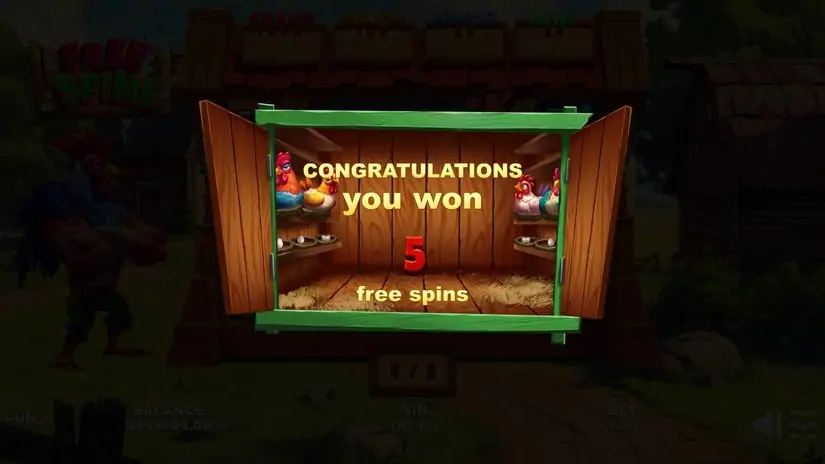 Wild Cock slot screenshot 4